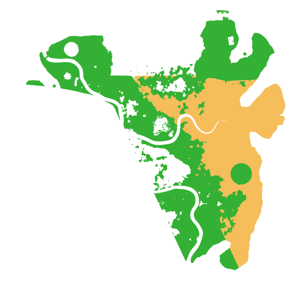 Biome Rust Map: Procedural Map, Size: 3750, Seed: 37924197