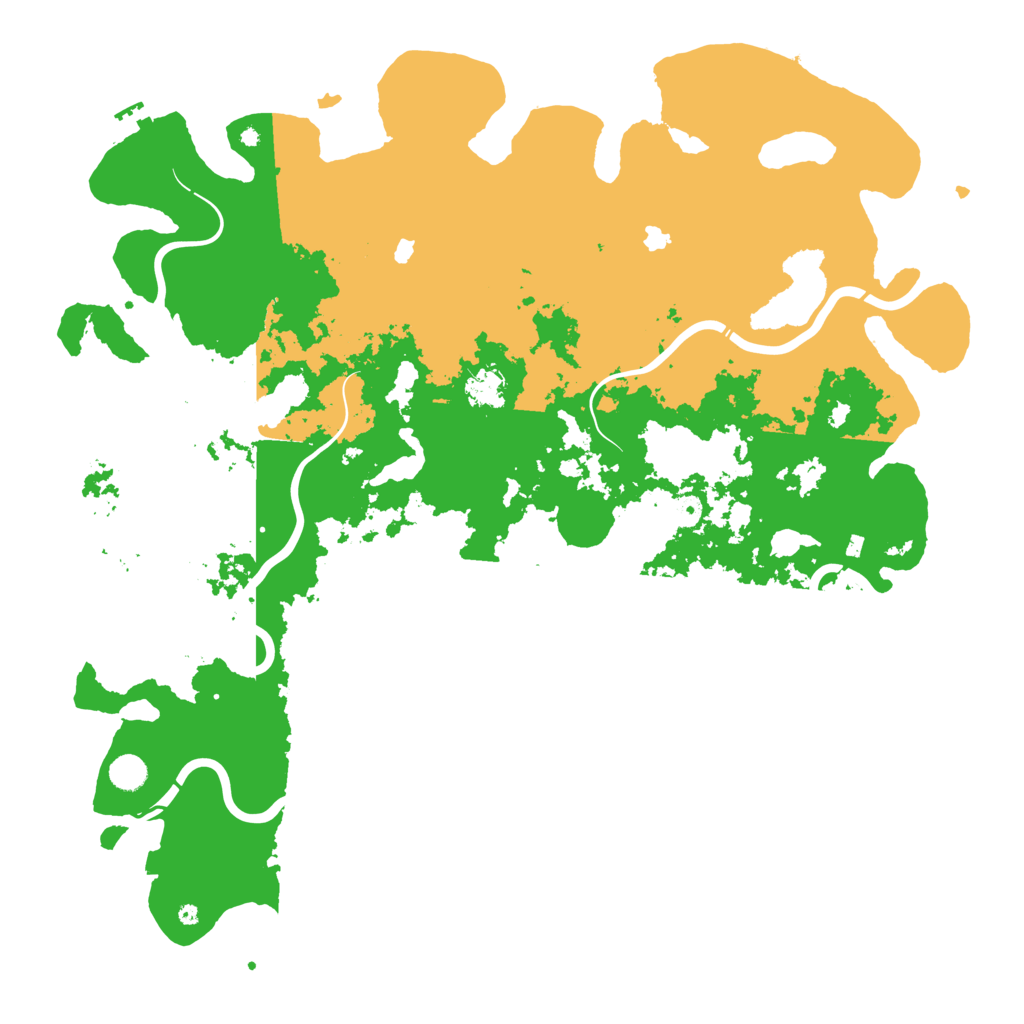 Biome Rust Map: Procedural Map, Size: 5000, Seed: 85970502