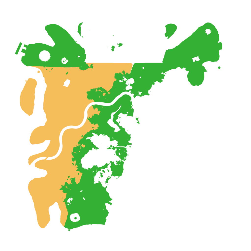 Biome Rust Map: Procedural Map, Size: 4000, Seed: 1884651584