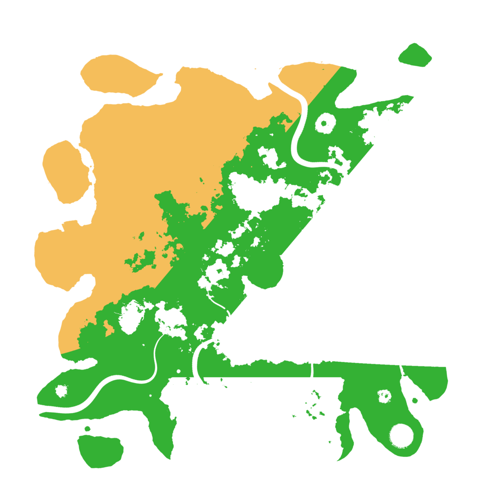 Biome Rust Map: Procedural Map, Size: 3700, Seed: 1040736413
