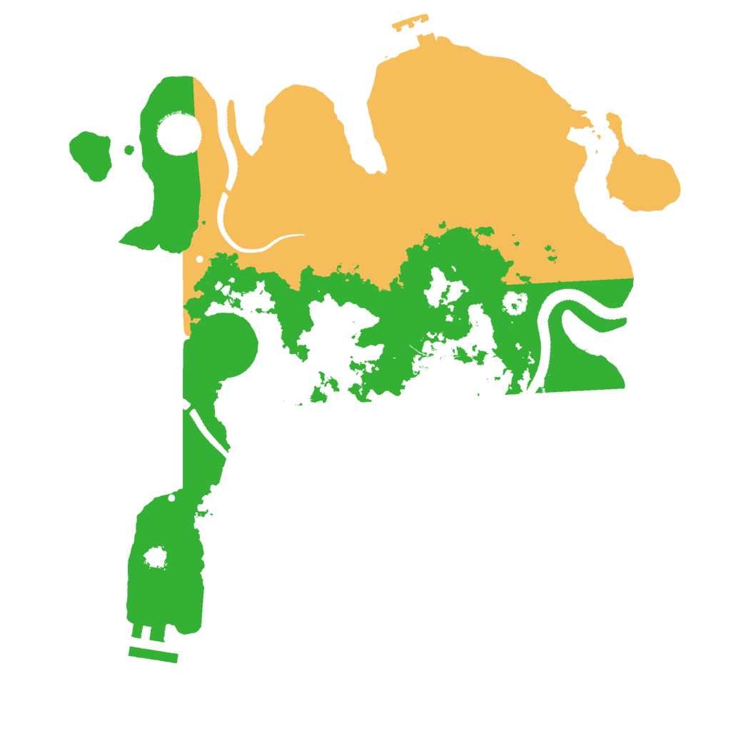 Biome Rust Map: Procedural Map, Size: 3000, Seed: 1640038925