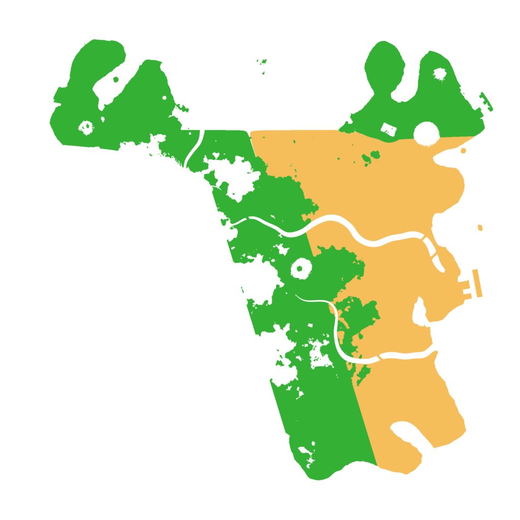 Biome Rust Map: Procedural Map, Size: 3750, Seed: 1204073727