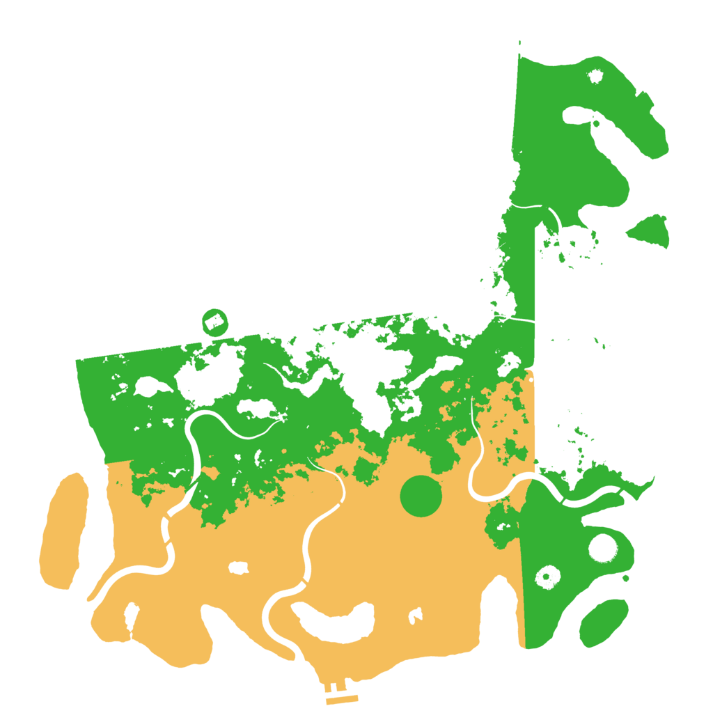 Biome Rust Map: Procedural Map, Size: 4500, Seed: 807908364