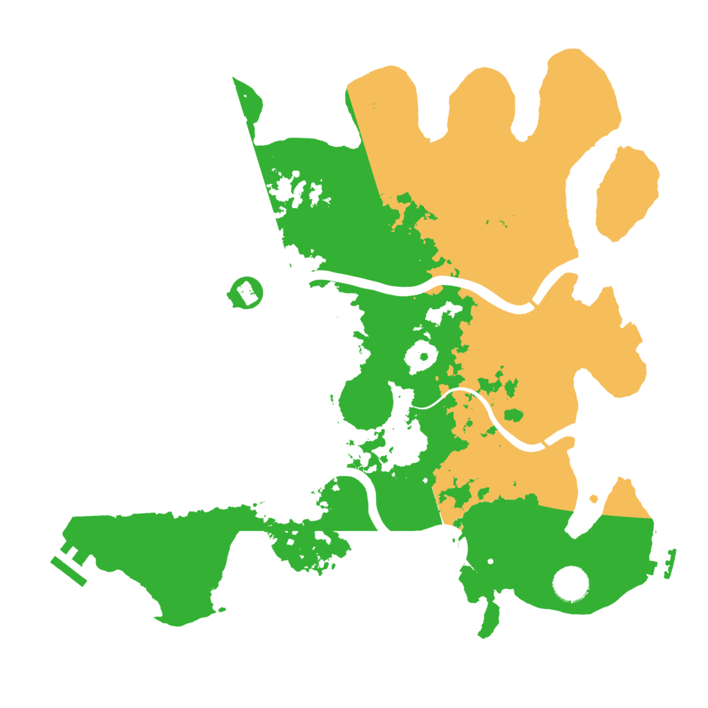 Biome Rust Map: Procedural Map, Size: 3500, Seed: 1276721984