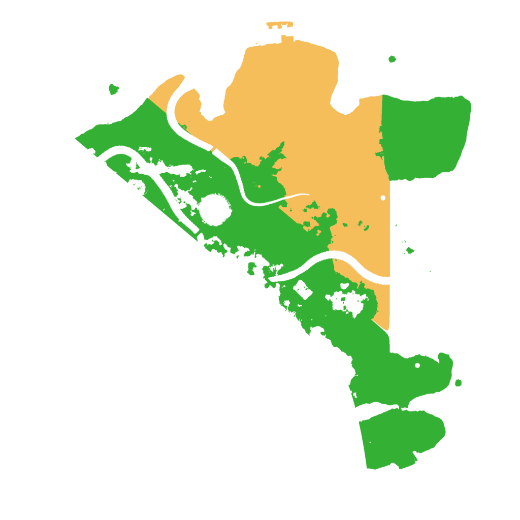Biome Rust Map: Procedural Map, Size: 3000, Seed: 663365599