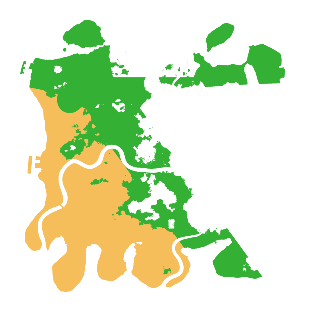 Biome Rust Map: Procedural Map, Size: 3500, Seed: 1041482989