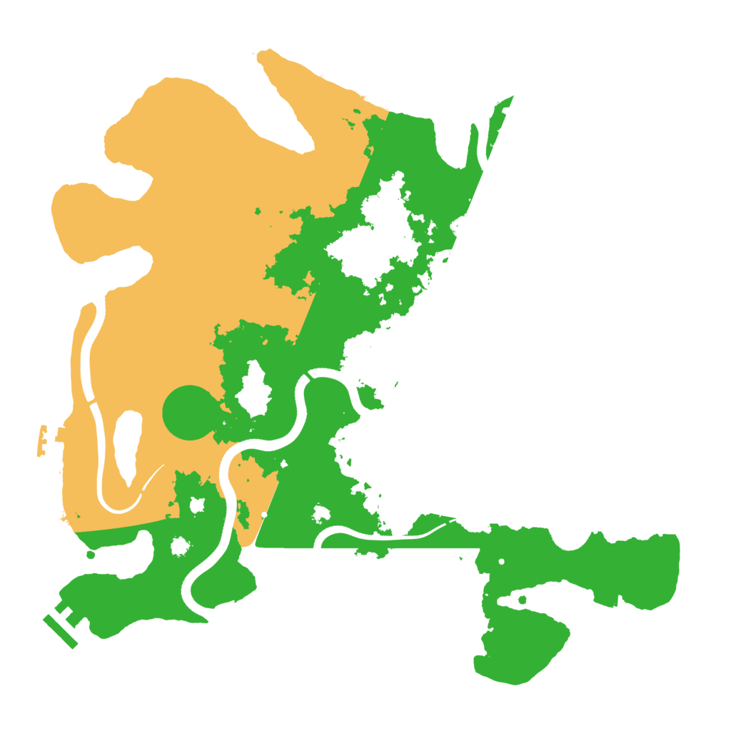 Biome Rust Map: Procedural Map, Size: 3500, Seed: 1934460085