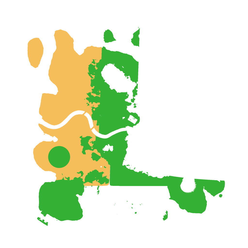 Biome Rust Map: Procedural Map, Size: 3000, Seed: 458739960
