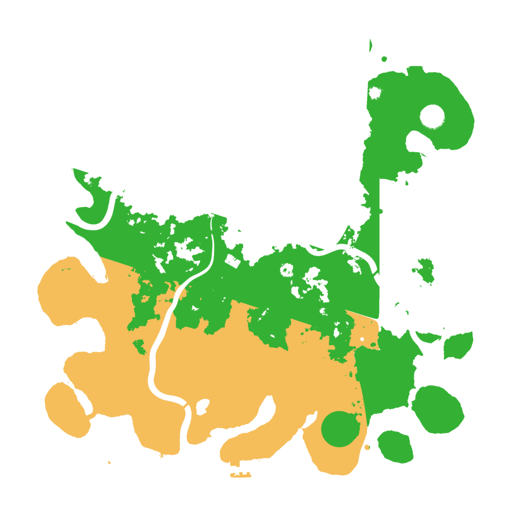 Biome Rust Map: Procedural Map, Size: 3700, Seed: 1375940430