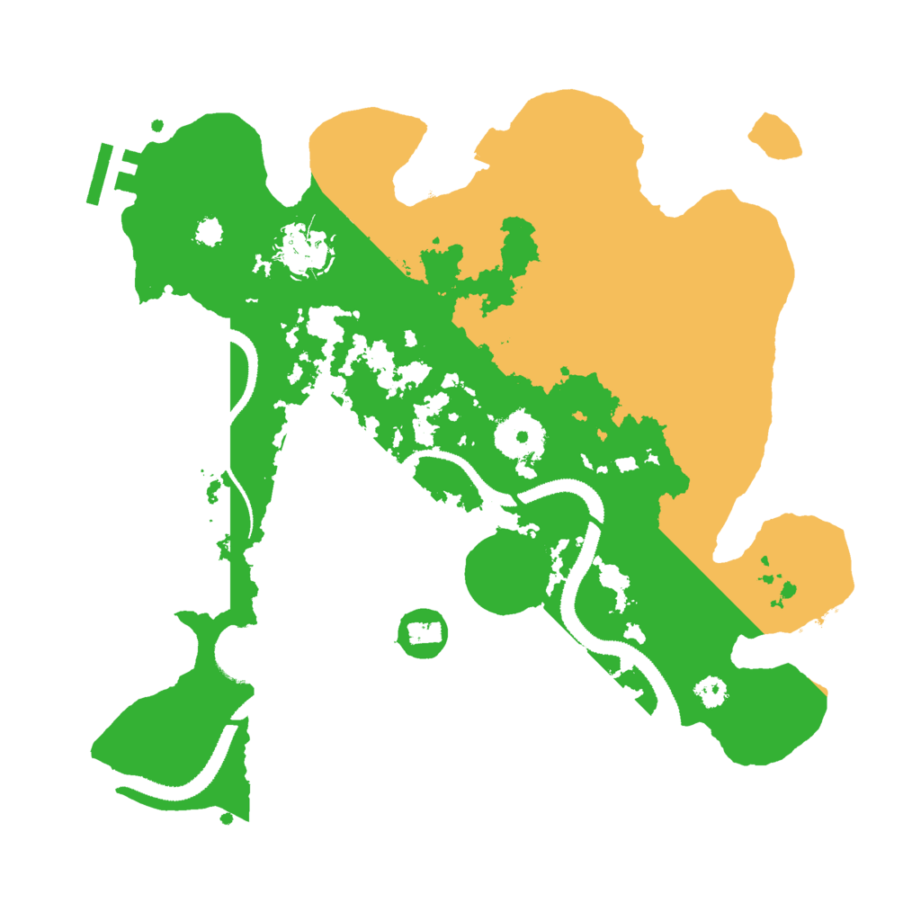 Biome Rust Map: Procedural Map, Size: 3000, Seed: 256597751