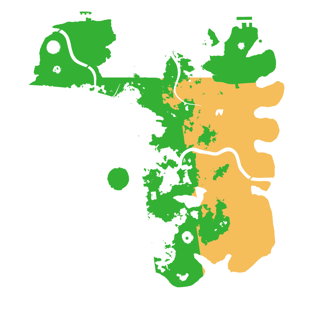 Biome Rust Map: Procedural Map, Size: 4050, Seed: 1836020628