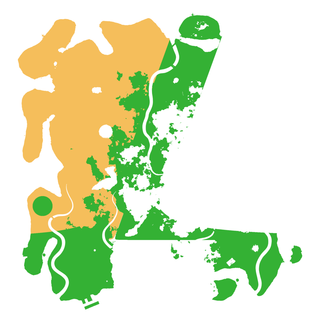 Biome Rust Map: Procedural Map, Size: 4250, Seed: 352957090