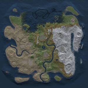 Thumbnail Rust Map: Procedural Map, Size: 3750, Seed: 171729860, 17 Monuments