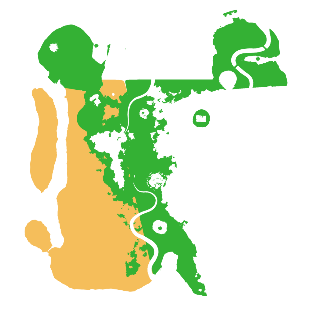 Biome Rust Map: Procedural Map, Size: 3350, Seed: 849283604