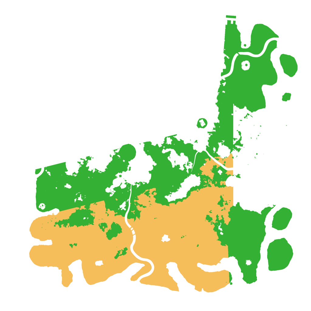 Biome Rust Map: Procedural Map, Size: 5000, Seed: 1023406387