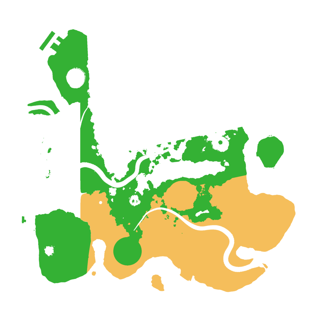 Biome Rust Map: Procedural Map, Size: 3000, Seed: 22413