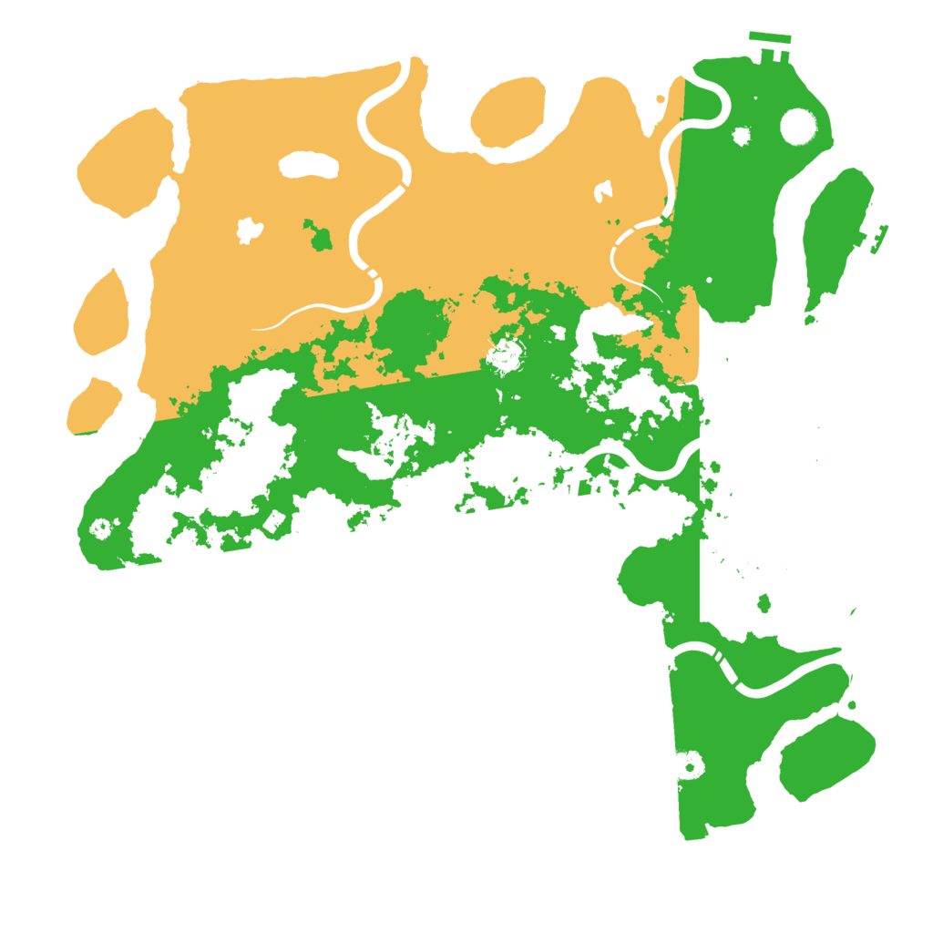 Biome Rust Map: Procedural Map, Size: 4500, Seed: 7816243