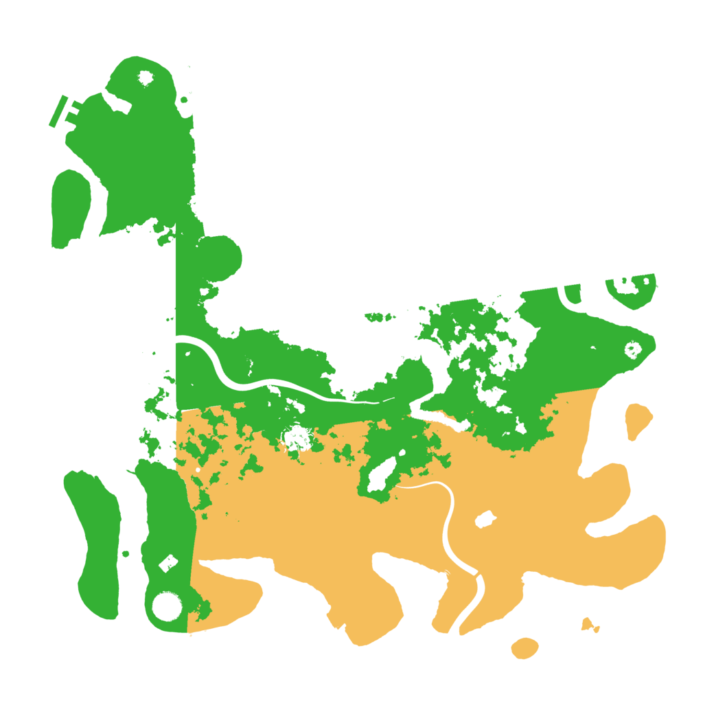 Biome Rust Map: Procedural Map, Size: 4250, Seed: 12341564