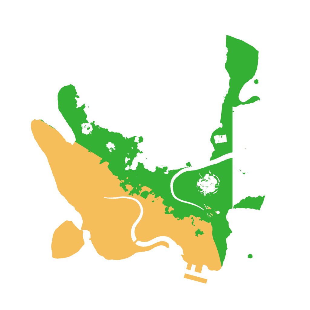 Biome Rust Map: Procedural Map, Size: 2700, Seed: 1779710492