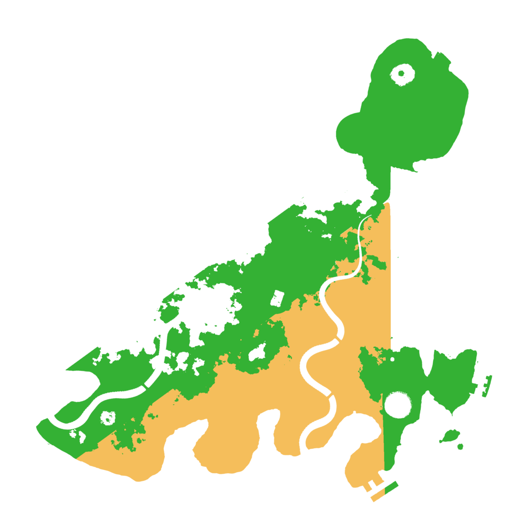 Biome Rust Map: Procedural Map, Size: 3500, Seed: 498456318