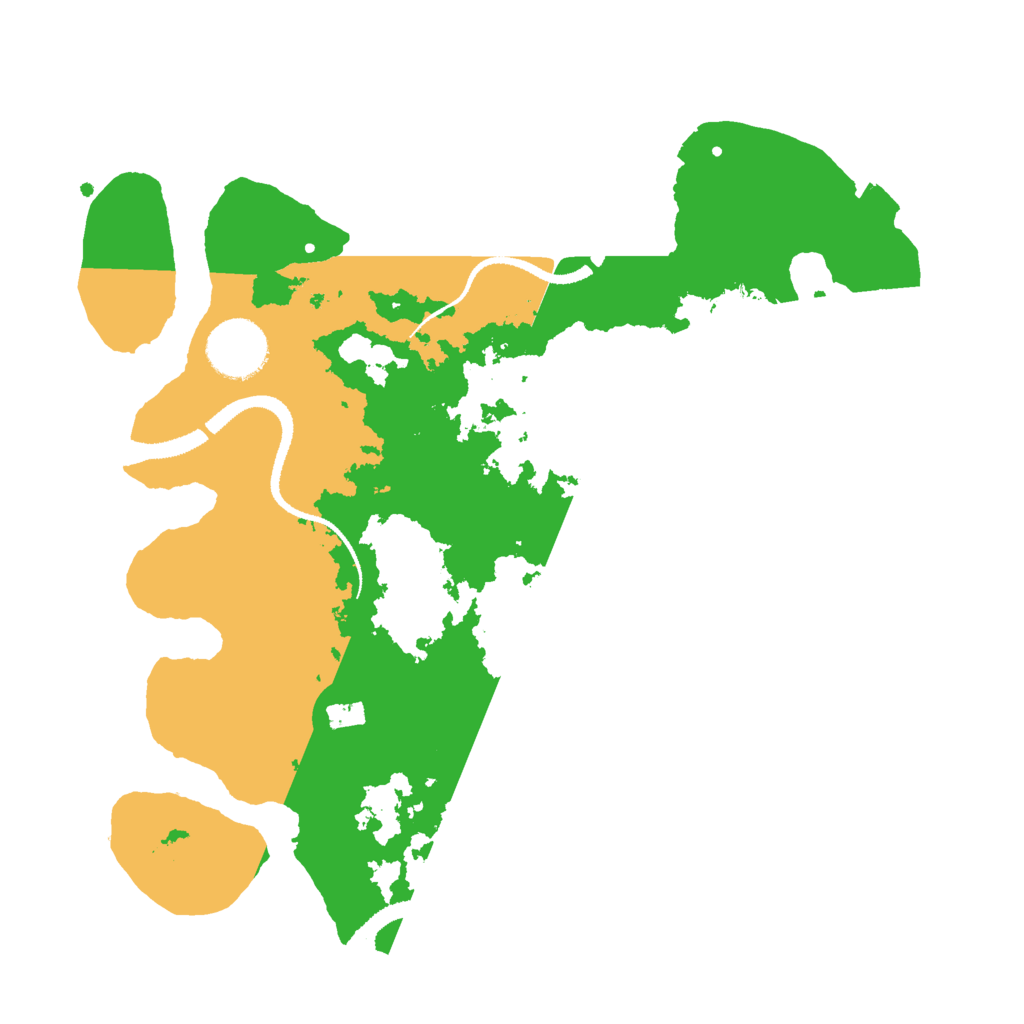 Biome Rust Map: Procedural Map, Size: 3000, Seed: 37685