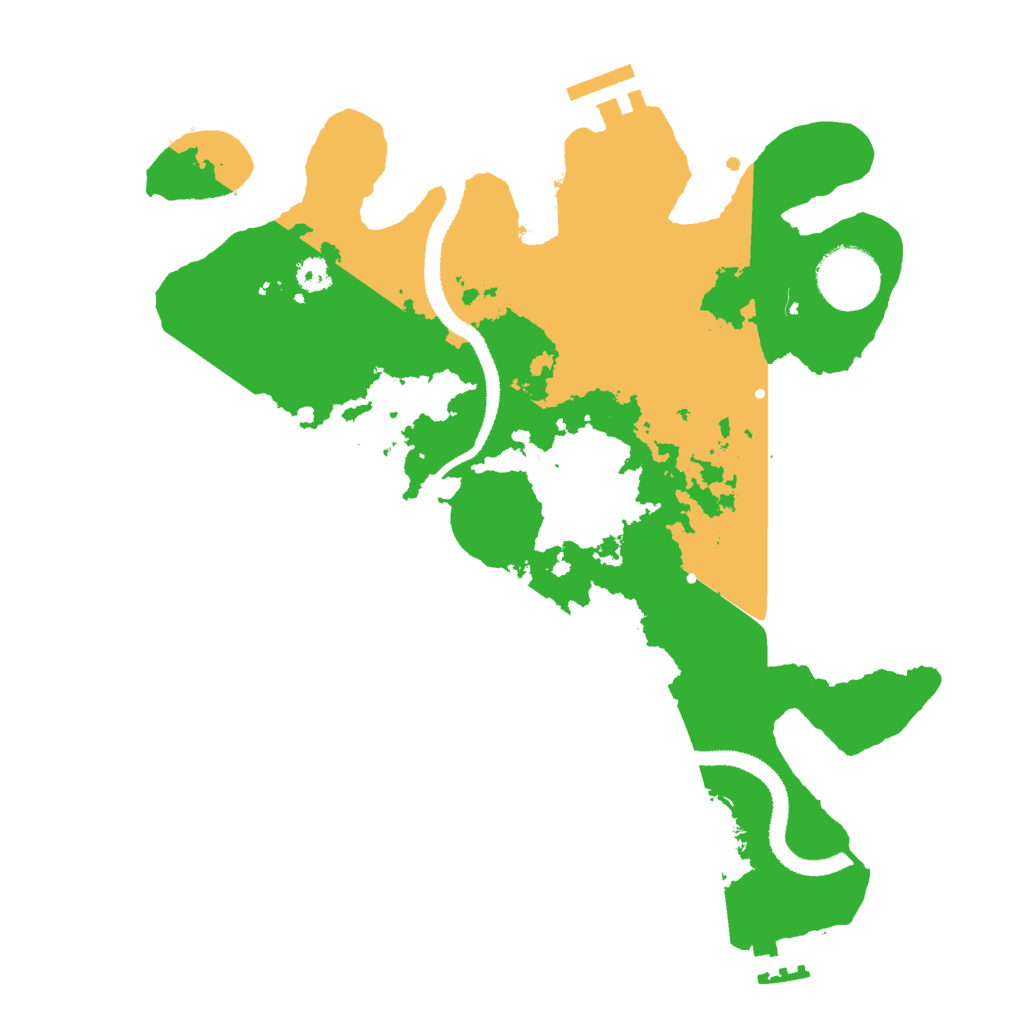 Biome Rust Map: Procedural Map, Size: 3000, Seed: 682570