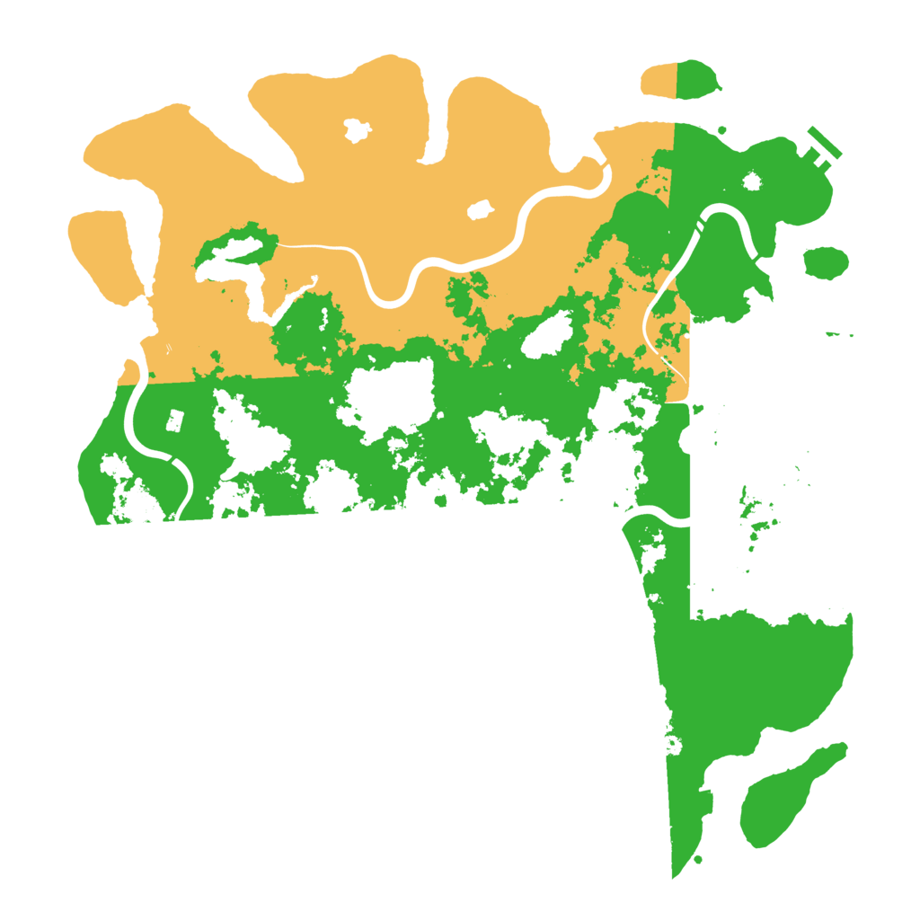 Biome Rust Map: Procedural Map, Size: 4500, Seed: 336828379