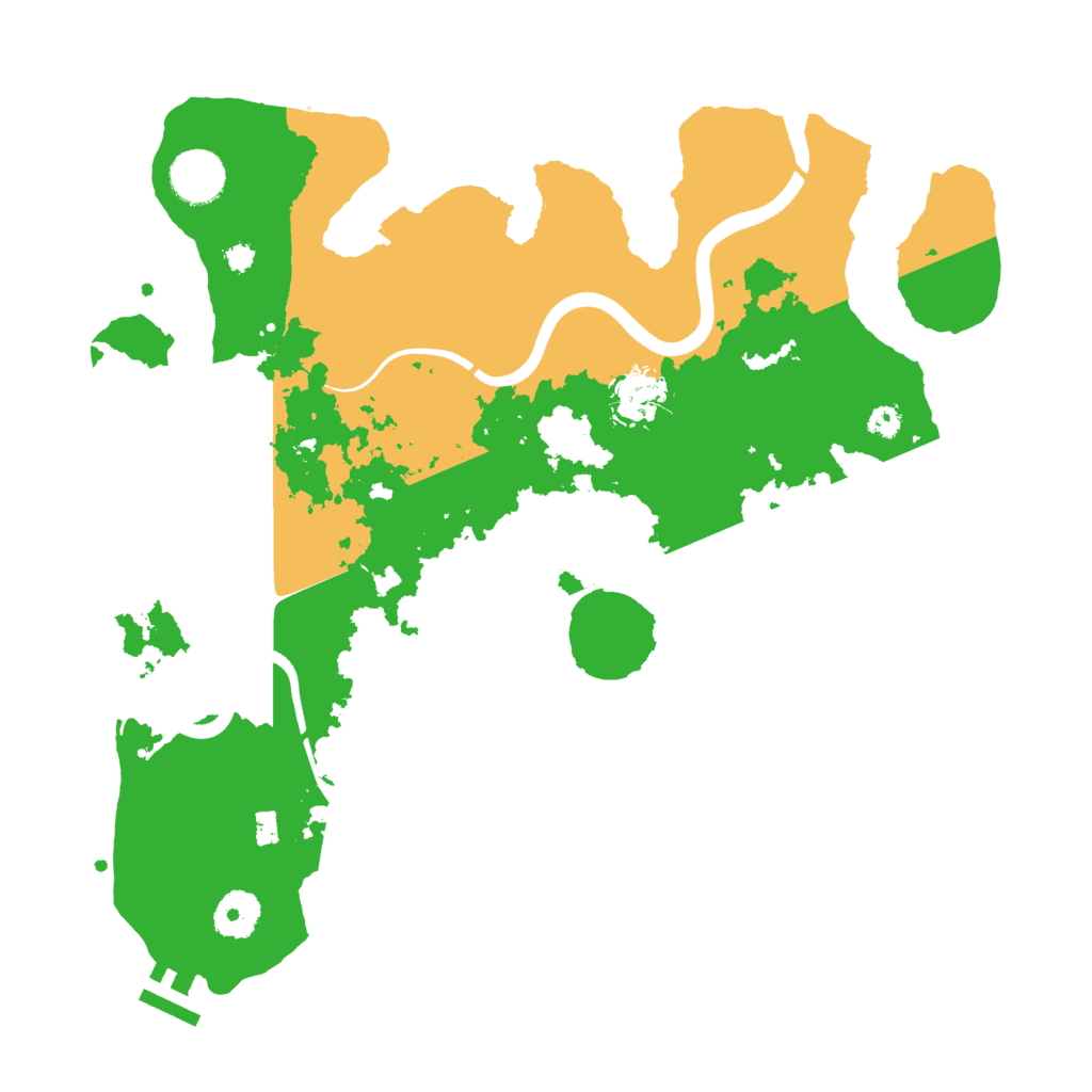 Biome Rust Map: Procedural Map, Size: 3500, Seed: 1258785610