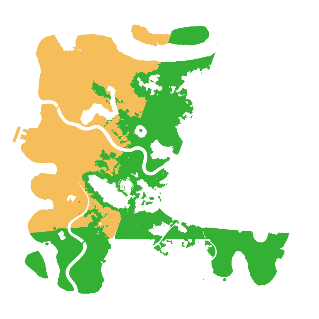 Biome Rust Map: Procedural Map, Size: 4000, Seed: 2101845074