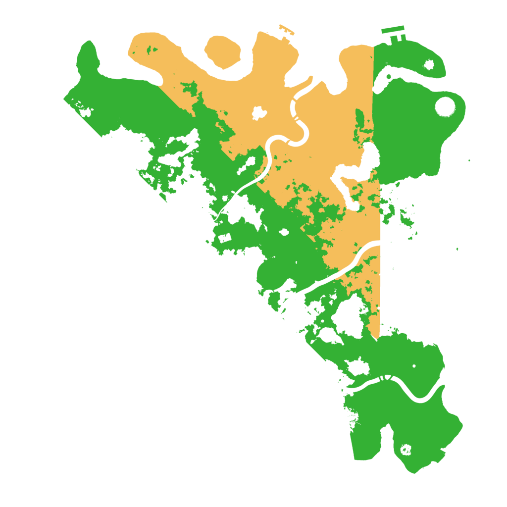 Biome Rust Map: Procedural Map, Size: 4500, Seed: 1516900012