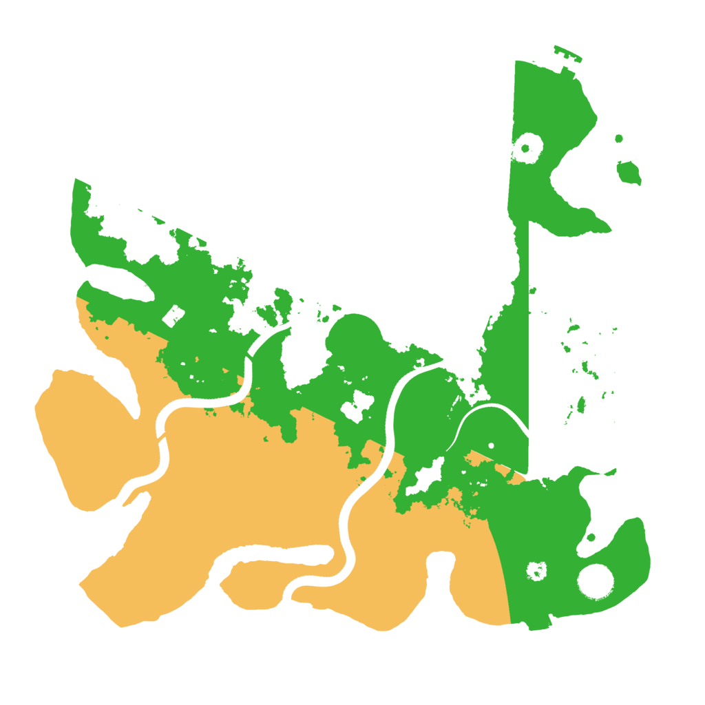 Biome Rust Map: Procedural Map, Size: 3500, Seed: 1296489548