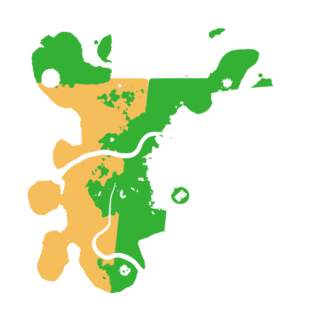 Biome Rust Map: Procedural Map, Size: 3000, Seed: 1745472215