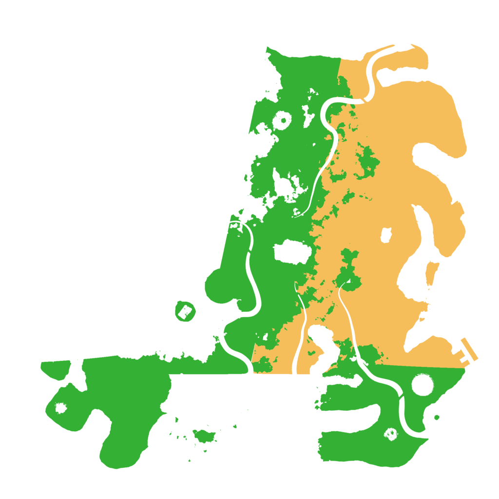Biome Rust Map: Procedural Map, Size: 4000, Seed: 2069108755