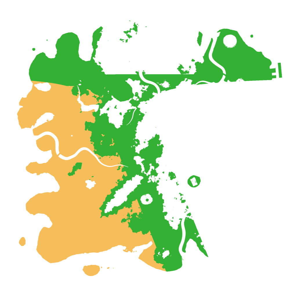 Biome Rust Map: Procedural Map, Size: 4000, Seed: 159945576