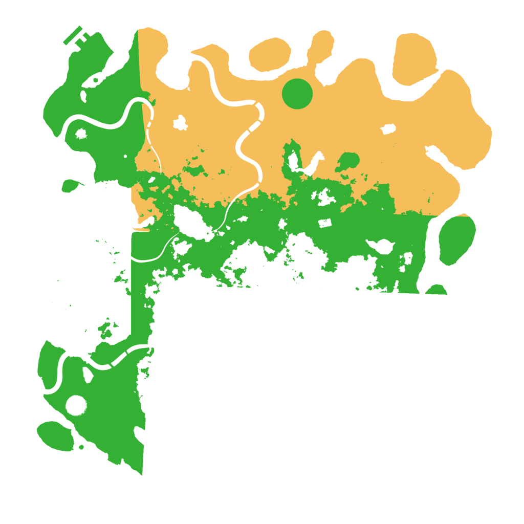 Biome Rust Map: Procedural Map, Size: 4500, Seed: 949655790