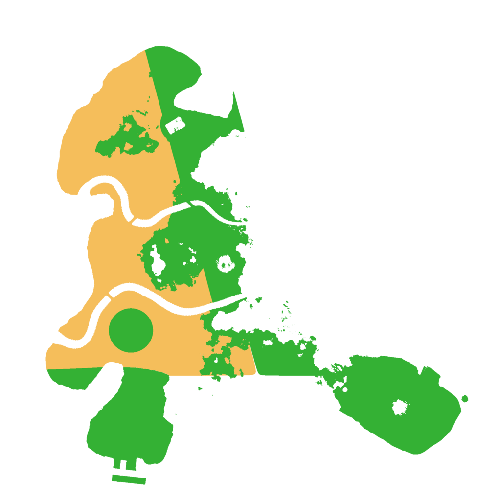 Biome Rust Map: Procedural Map, Size: 3000, Seed: 58000454