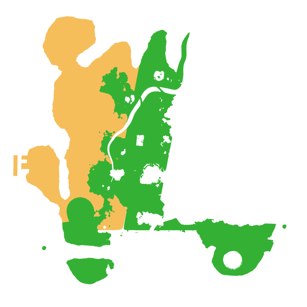 Biome Rust Map: Procedural Map, Size: 3000, Seed: 419244290