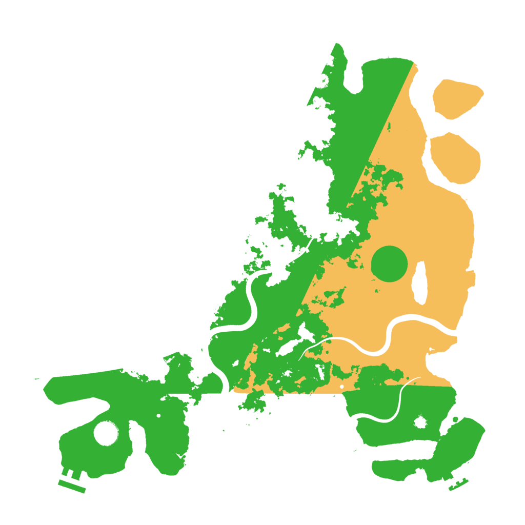 Biome Rust Map: Procedural Map, Size: 3800, Seed: 9698