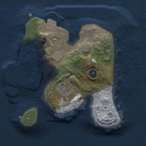 Thumbnail Rust Map: Procedural Map, Size: 1820, Seed: 152345, 4 Monuments