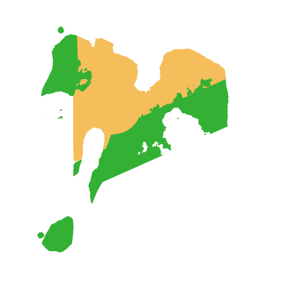 Biome Rust Map: Procedural Map, Size: 1820, Seed: 152345