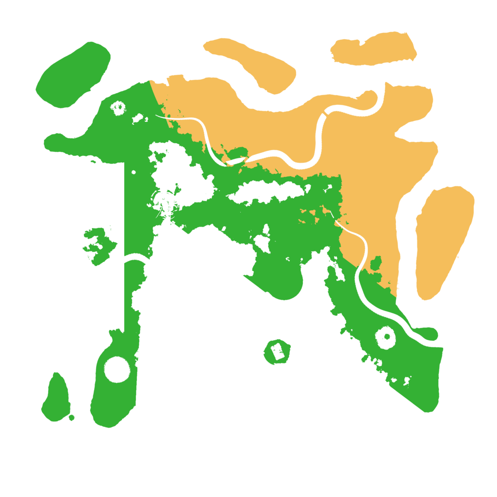 Biome Rust Map: Procedural Map, Size: 3500, Seed: 1852519317