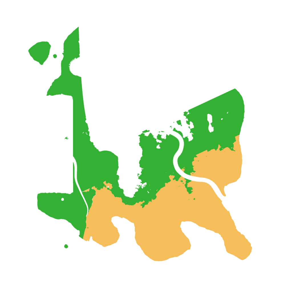 Biome Rust Map: Procedural Map, Size: 3000, Seed: 220235747