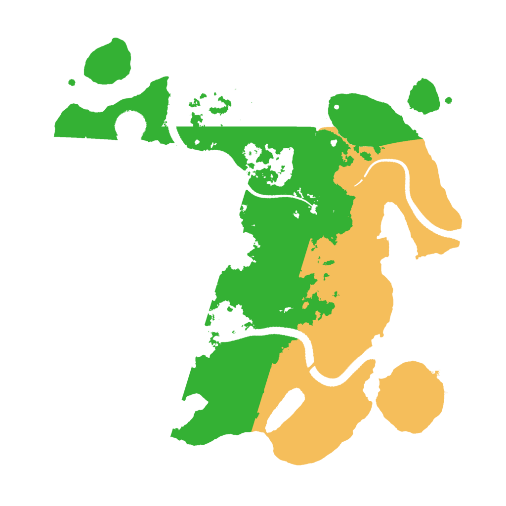 Biome Rust Map: Procedural Map, Size: 3000, Seed: 2113972038