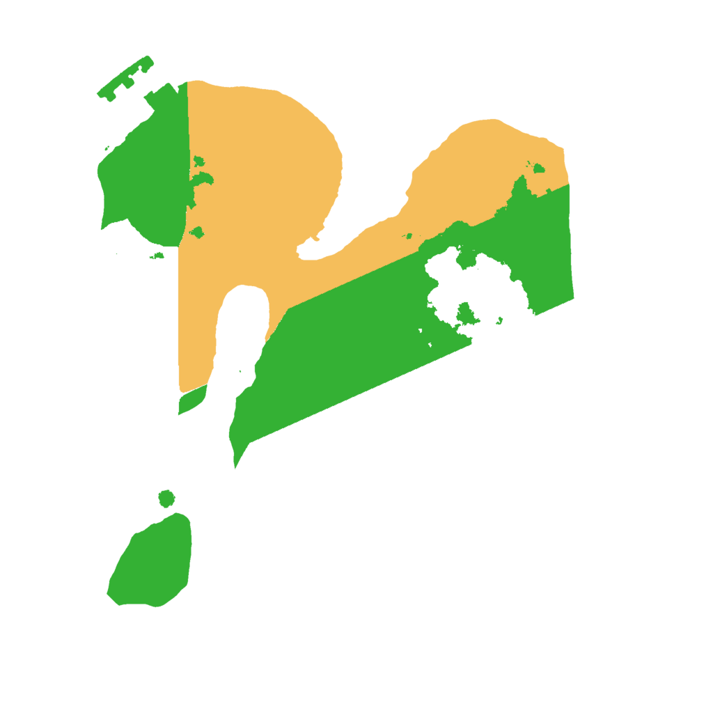 Biome Rust Map: Procedural Map, Size: 1700, Seed: 152345