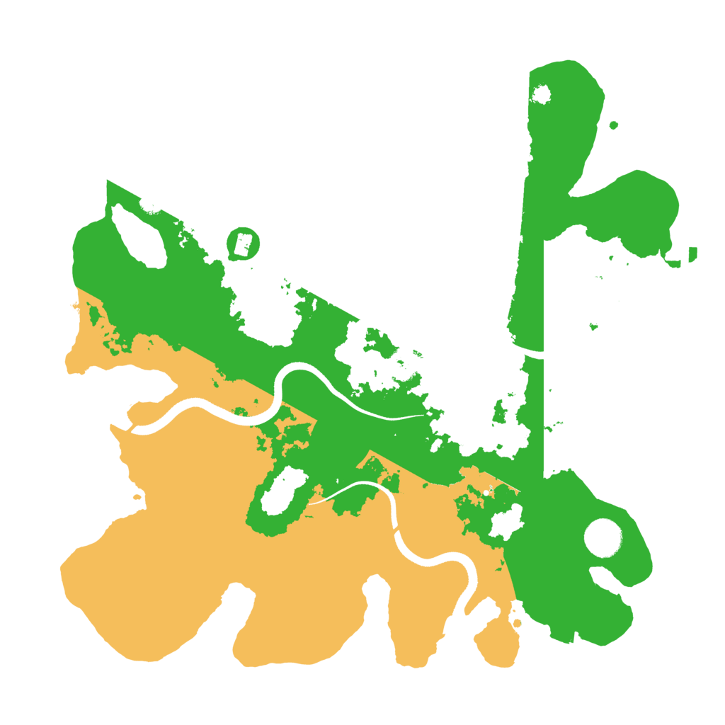 Biome Rust Map: Procedural Map, Size: 3500, Seed: 1486488151