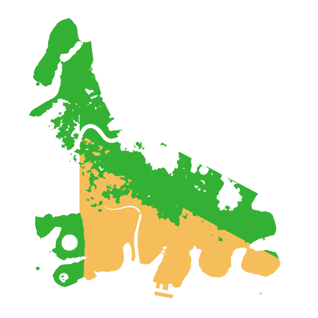 Biome Rust Map: Procedural Map, Size: 3500, Seed: 270354172