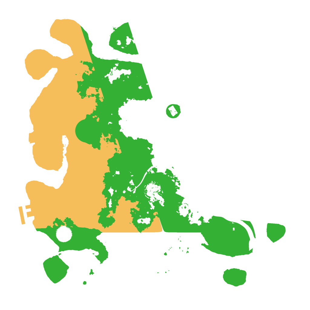 Biome Rust Map: Procedural Map, Size: 3500, Seed: 1389791578