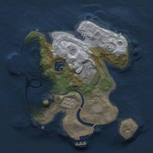 Thumbnail Rust Map: Procedural Map, Size: 2200, Seed: 1110626751, 7 Monuments