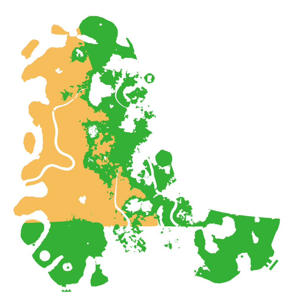 Biome Rust Map: Procedural Map, Size: 5000, Seed: 895435399