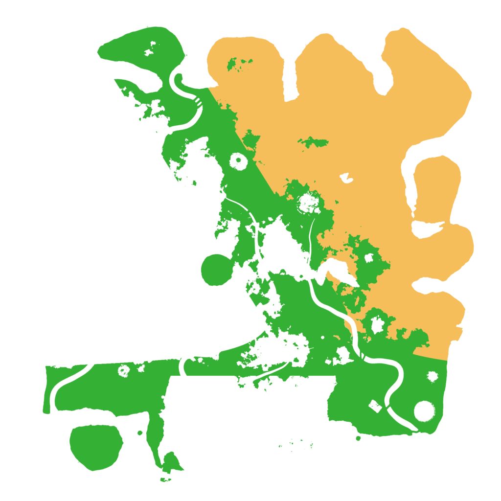 Biome Rust Map: Procedural Map, Size: 4250, Seed: 1991800977